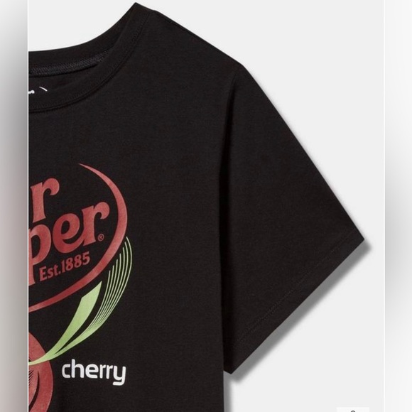 Torrid Dr Pepper Classic Fit Cotton Crew Tee Size 3X - Picture 3 of 4